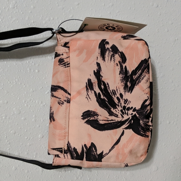 Kipling Live Light - Coral Flower Crossbody W/Adjustable Straps - Picture 6 of 6